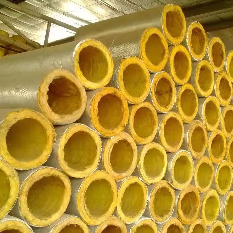 遂宁离心玻璃棉管-高温玻璃棉保温管加工