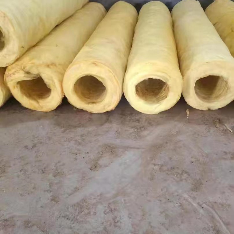 三门峡离心玻璃棉管-超细玻璃棉保温管加工