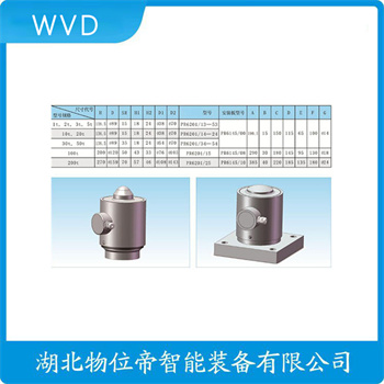 称重传感器SSB-1t-C3-SCR WVD