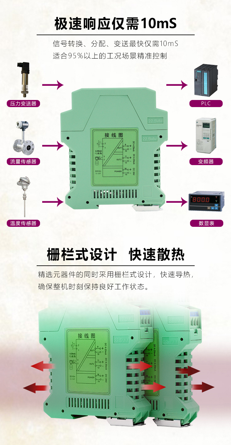 信号转换器HB35DC-7-1-A隔离安全栅