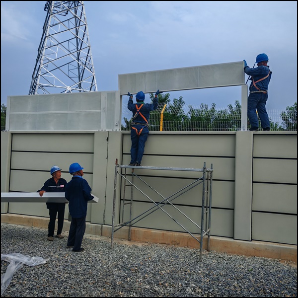 河北廊坊隔音屏障质量选型：重点分析屏体内部填充吸声棉容重对降噪的影响