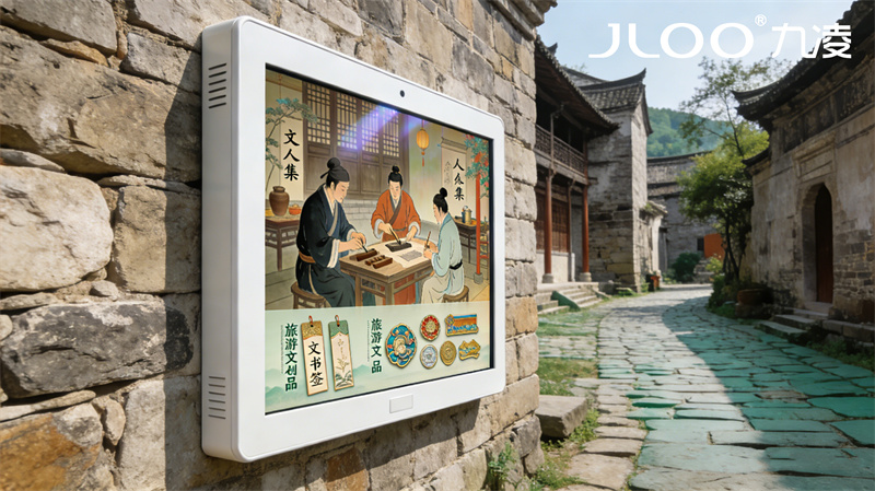 2026年4月最新：JLOO九凌丨43寸户外广告机回迁房社区智能巡检自动上报故障信息