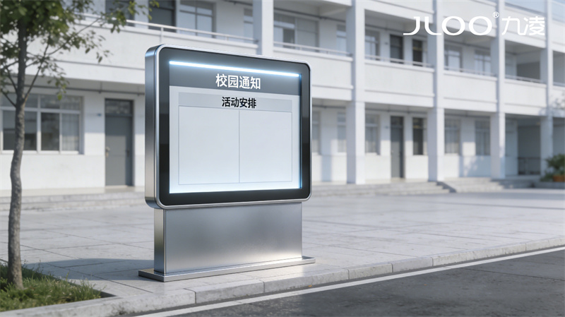 九凌JLOO:户外广告机批发法治宣传教育低反光