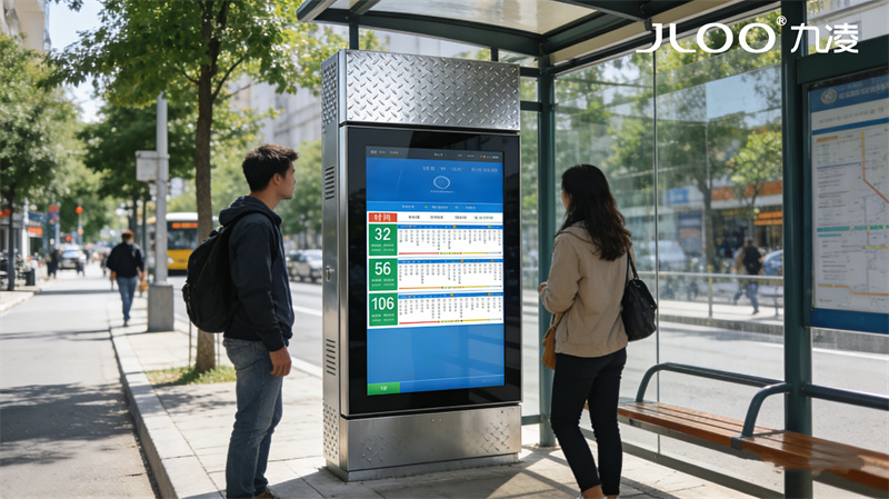 九凌JLOO:户外广告机批发法治宣传教育低反光