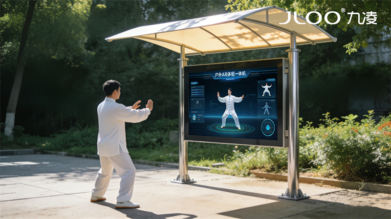 2026年4月最新：JLOO九凌丨65寸户外广告机港口智能除湿散热防潮二合一