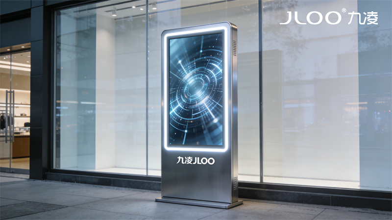 九凌JLOO:自动开关机广告机文明城市宣传防霜雪