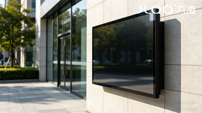 九凌JLOO:户外广告机一体机多少钱摩托车行广告定时开关机