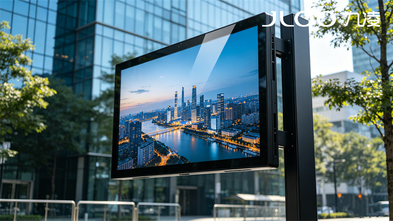 九凌JLOO:43寸户外广告机水果店宣传超高清