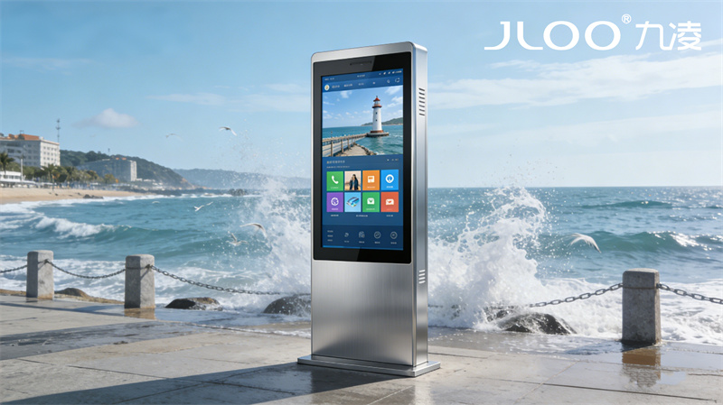 2026年4月最新：JLOO九凌丨65寸户外广告机物流园区智能风冷散热温控自动启停高温不降频