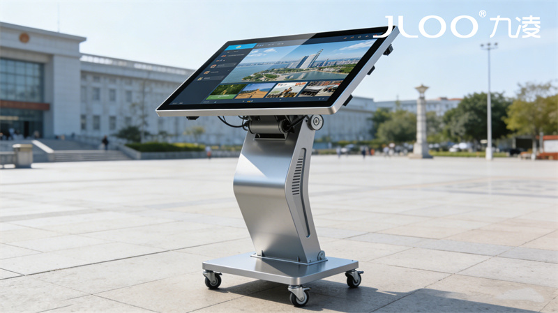 九凌JLOO:连锁商超加固结构易维护设计户外广告机一体机多少钱