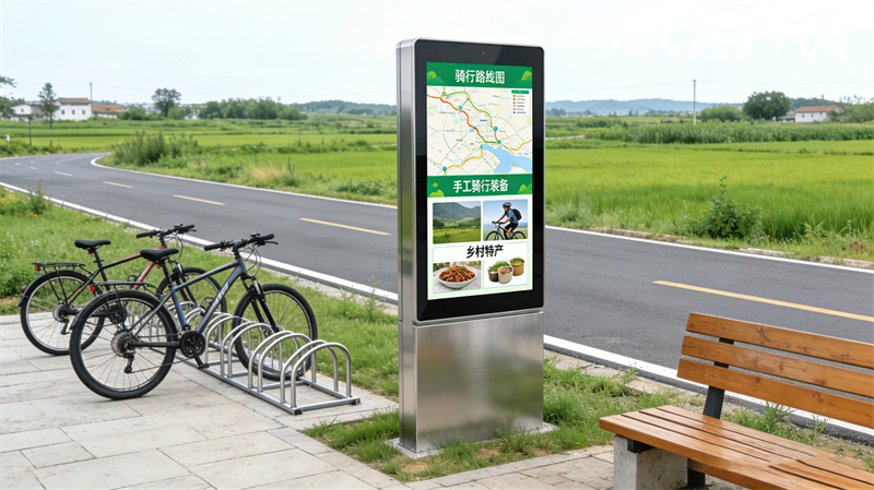 2026年4月最新：JLOO九凌丨43寸户外广告机智慧站牌WiFi智能联网网络灵活部署