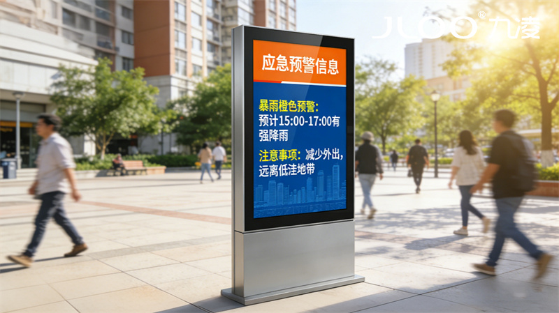 2026年4月最新：九凌JLOO丨55英寸工业园区网络唤醒户外广告机价格