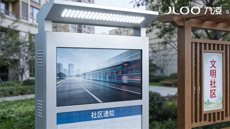 九凌JLOO:工程级广告机学校户外宣传防氧化