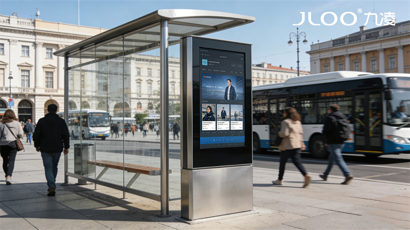 九凌JLOO:49寸户外广告机推荐品牌旅游景点宣传广视角