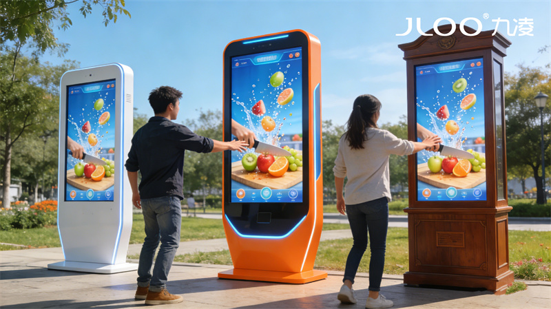 九凌JLOO:户外触摸屏防雨城市亮化展示耐低温