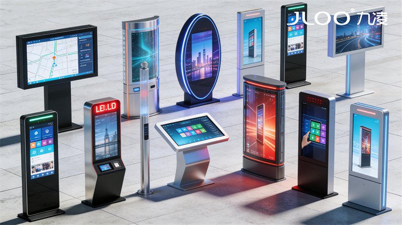 2026年4月最新：九凌JLOO丨55英寸健身步道高透玻璃户外广告机有哪些品牌