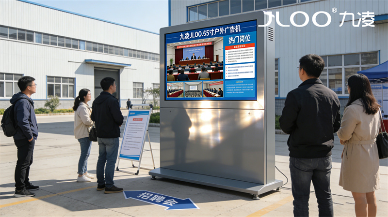 2026年4月最新：JLOO九凌丨43寸户外广告机交通导视4G/5G全网通无线远程更新