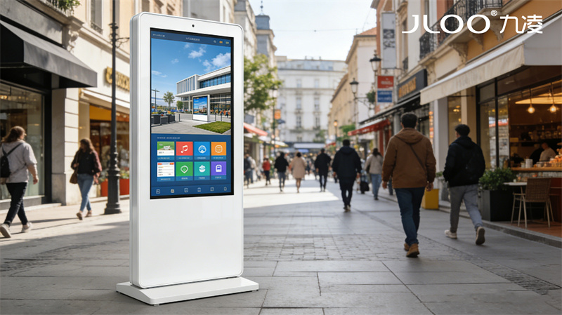 2026年4月最新：JLOO九凌丨43寸户外广告机游客中心景区入口4K超高清细腻画质防反光色彩真实还原