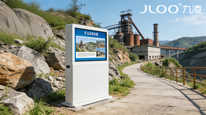 2026年4月最新：九凌JLOO丨55英寸文旅小镇不掉机户外数字标牌
