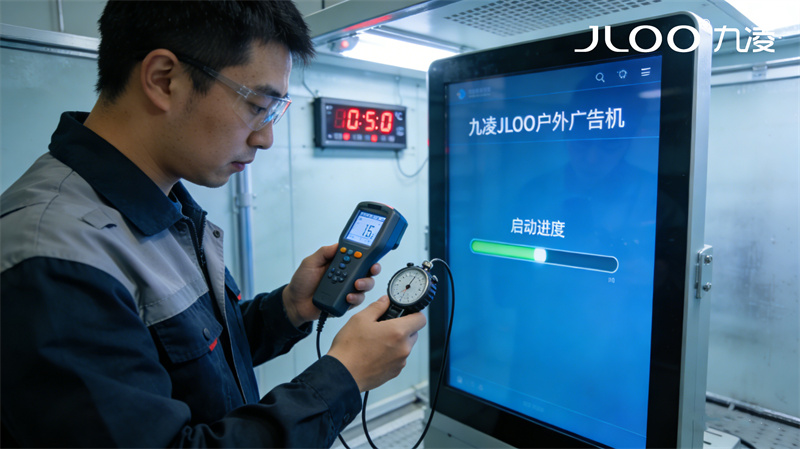 2026年4月最新：九凌JLOO丨55英寸税务局DP接口电子阅报栏生产厂家