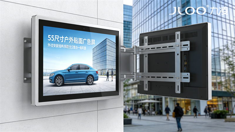 2026年4月最新：九凌JLOO丨55英寸客运枢纽加油站抗紫外线户外广告机厂家电话