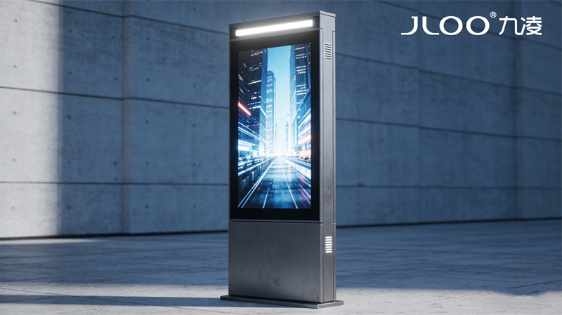 2026年4月最新：JLOO九凌丨43寸户外广告机景点导览室外防眩光高亮阳光直射无反光防爆耐刮