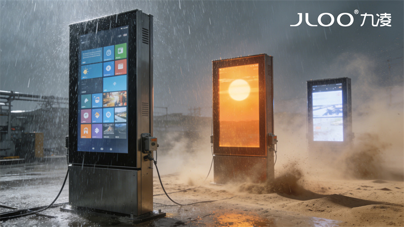 九凌JLOO:出租车候车点5G联网户外触摸屏一体机哪款好