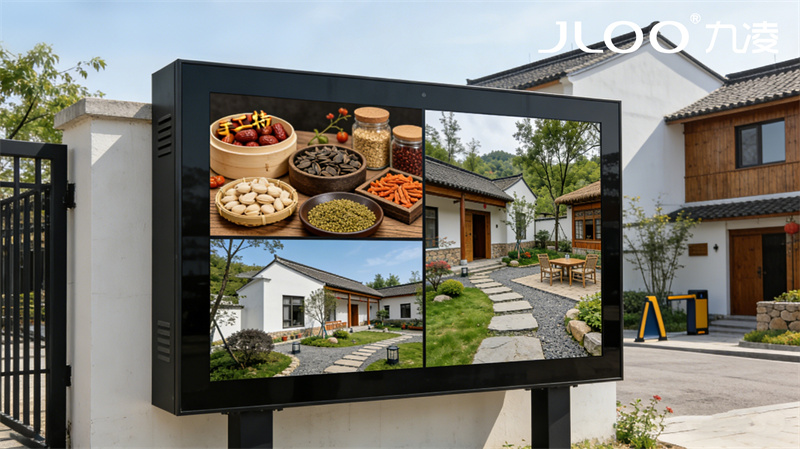 2026年最新：JLOO九凌丨49寸户外广告机物业中心一键重启远程管控故障快速处理