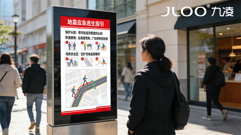 2026年4月最新：JLOO九凌丨75寸户外广告机小学插件拓展功能模块化升级