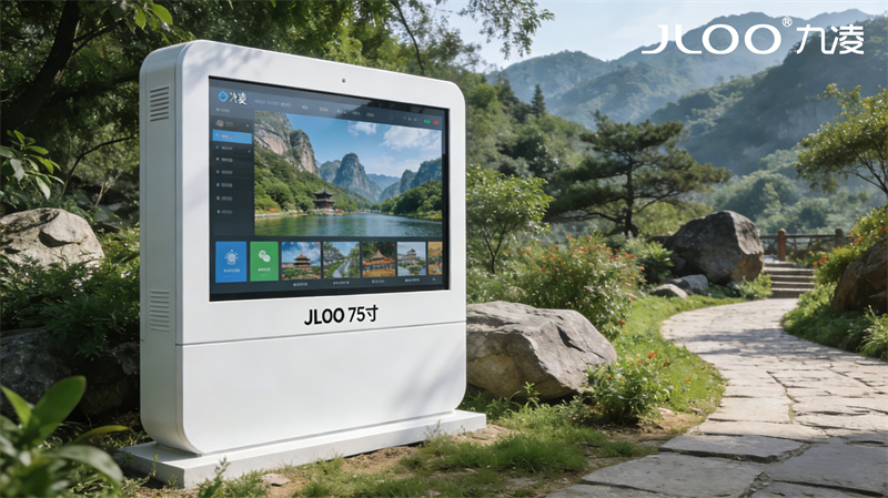 2026年4月最新：九凌JLOO丨55英寸文旅小镇不掉机户外数字标牌