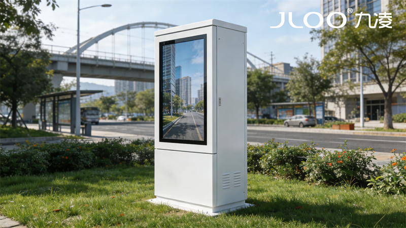 2026年4月最新：九凌JLOO丨55英寸垂钓中心防反射防尘户外广告机