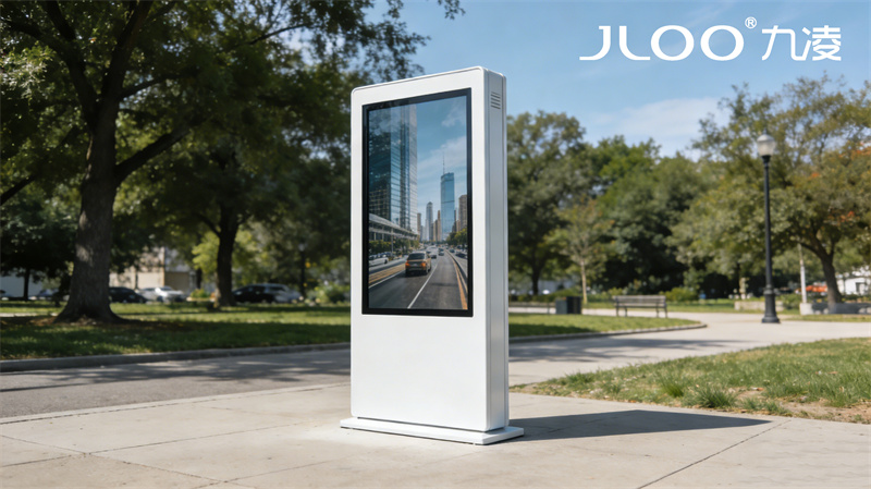 2026年4月最新：JLOO九凌丨75寸户外广告机食品产业园低温防冻恒温工业散热机身快速导热