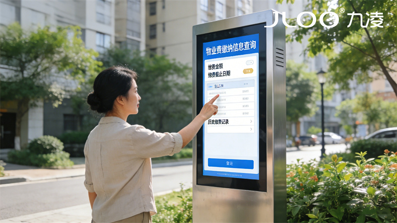 2026年最新：JLOO九凌丨55寸室外显示器康复中心定制化结构异形场景量身打造