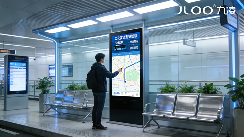 2026年4月最新：九凌JLOO丨55英寸休闲农庄采摘园WiFi联网户外发布屏