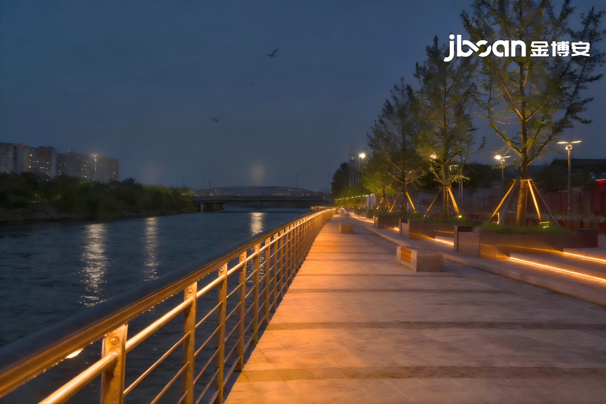 JBOAN金博安：洗墙灯教育建筑夜景照明工程级灯具订制厂家