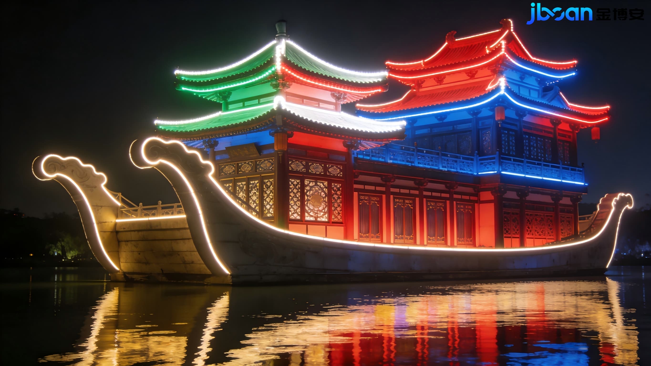JBOAN金博安RGBW洗墙灯高层建筑夜景照明灯具服务商怎么选