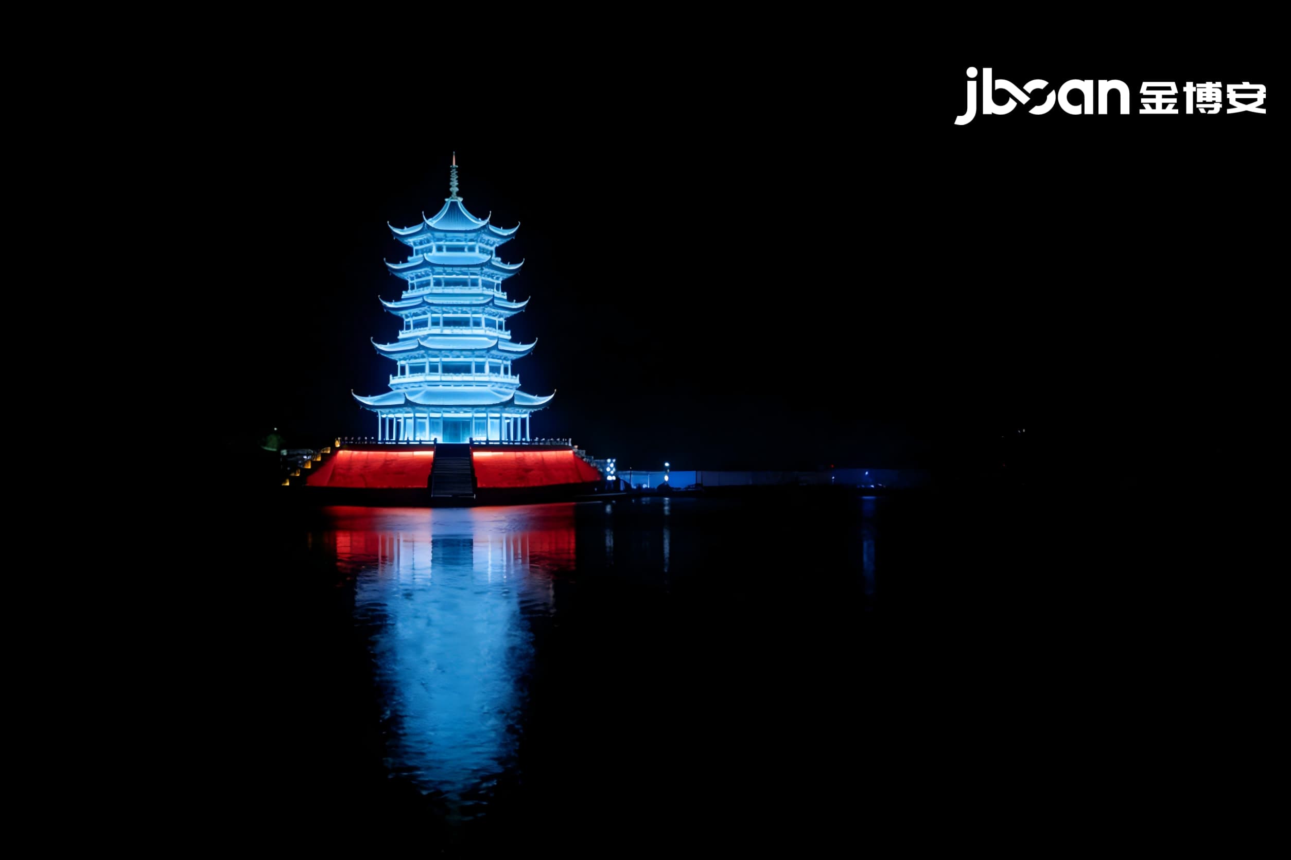 2026年4月最新JBOAN金博安：RGB霓虹灯12W城市天际线建筑群整体亮化实力品牌灯具厂家