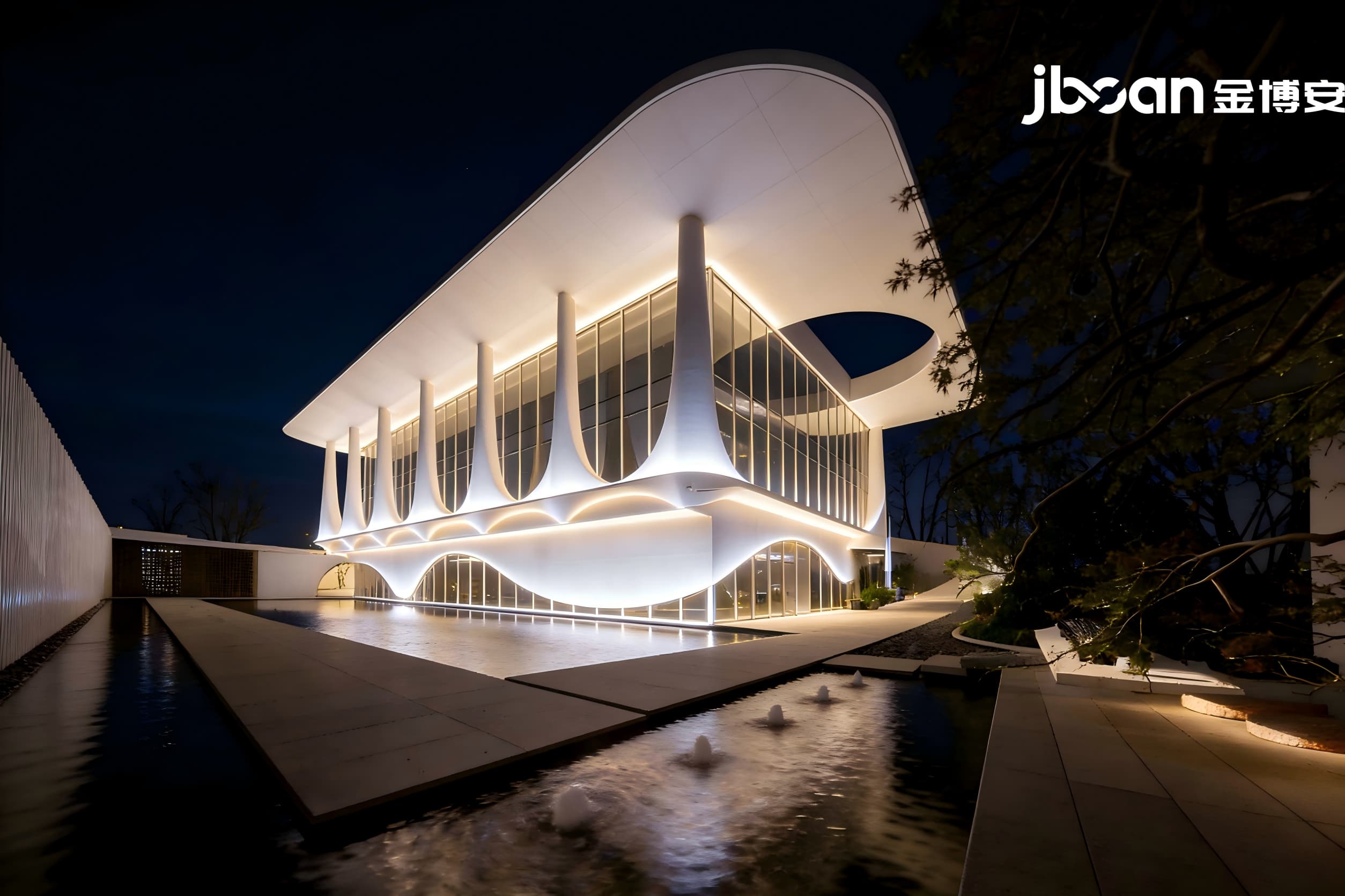 JBOAN金博安LED柔性洗墙灯工业建筑夜景工程级灯具供应商