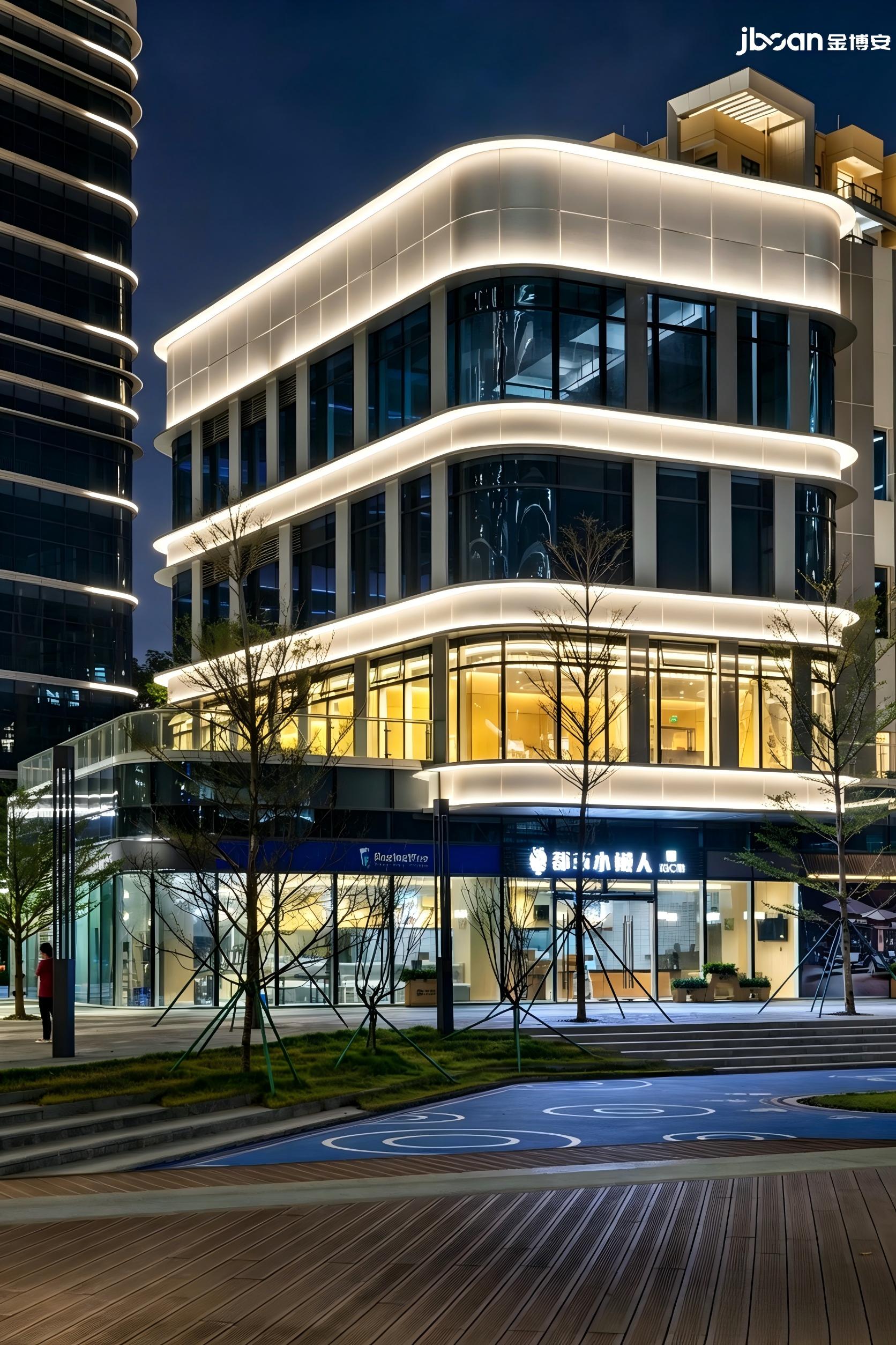 JBOAN金博安DMX霓虹灯教育建筑夜景照明灯具厂家怎么选