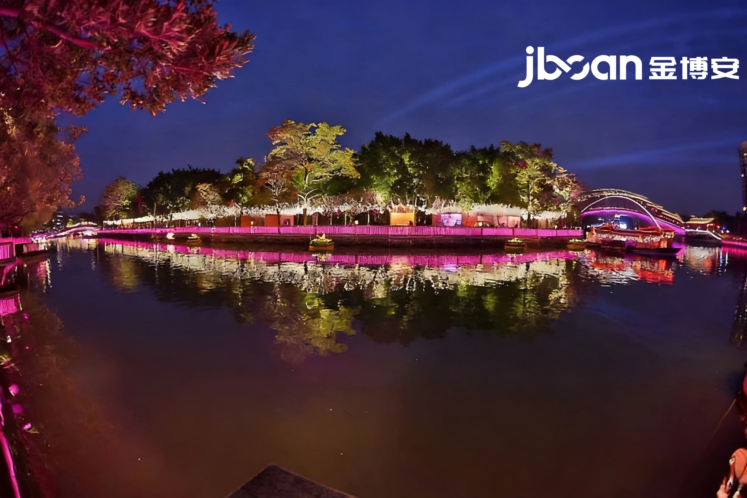 JBOAN金博安全彩灯带雕塑艺术品夜景照明工程级灯具生产厂家