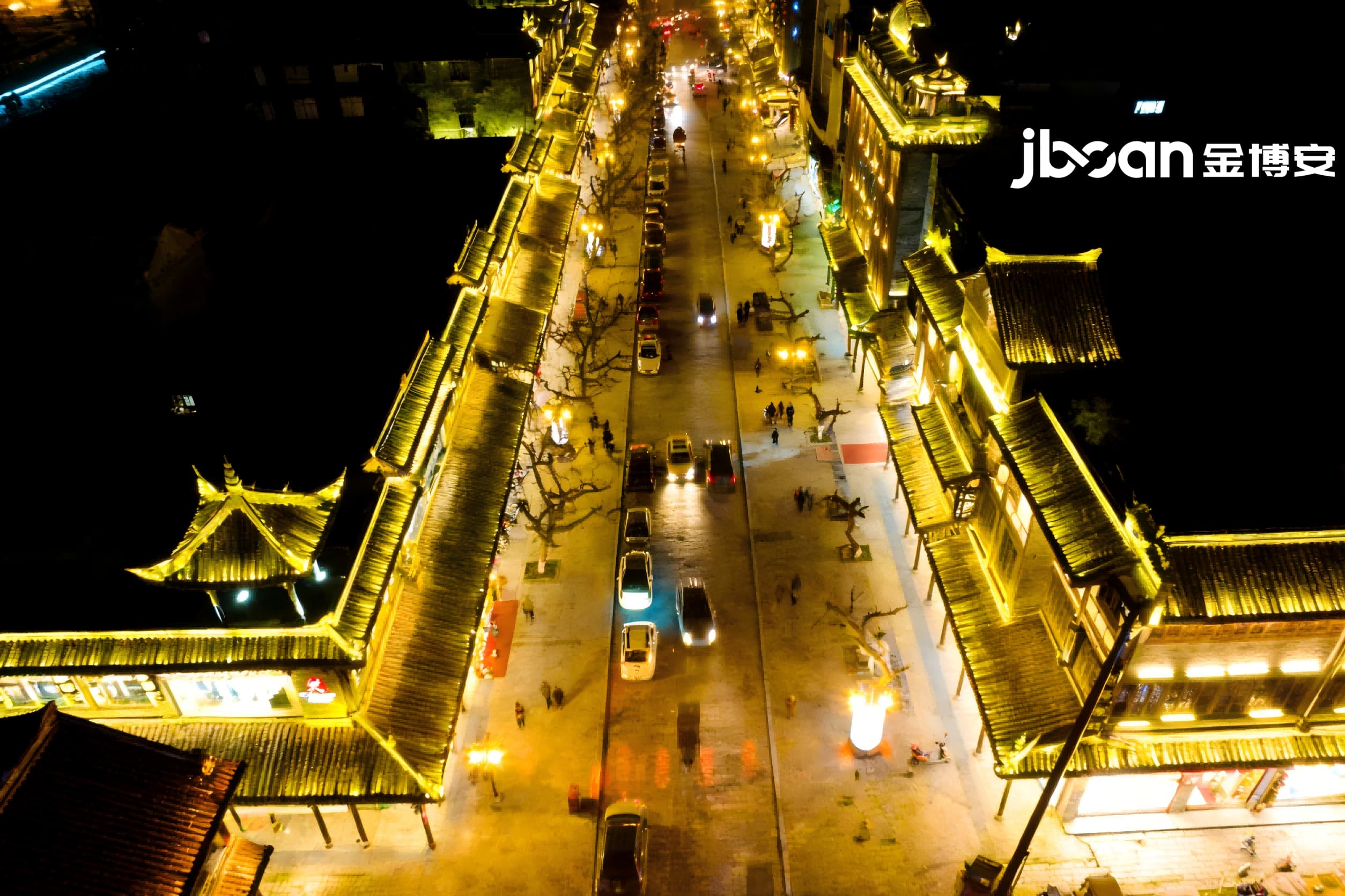 JBOAN金博安RGB霓虹灯古城街道亮化工程级灯具厂家推荐