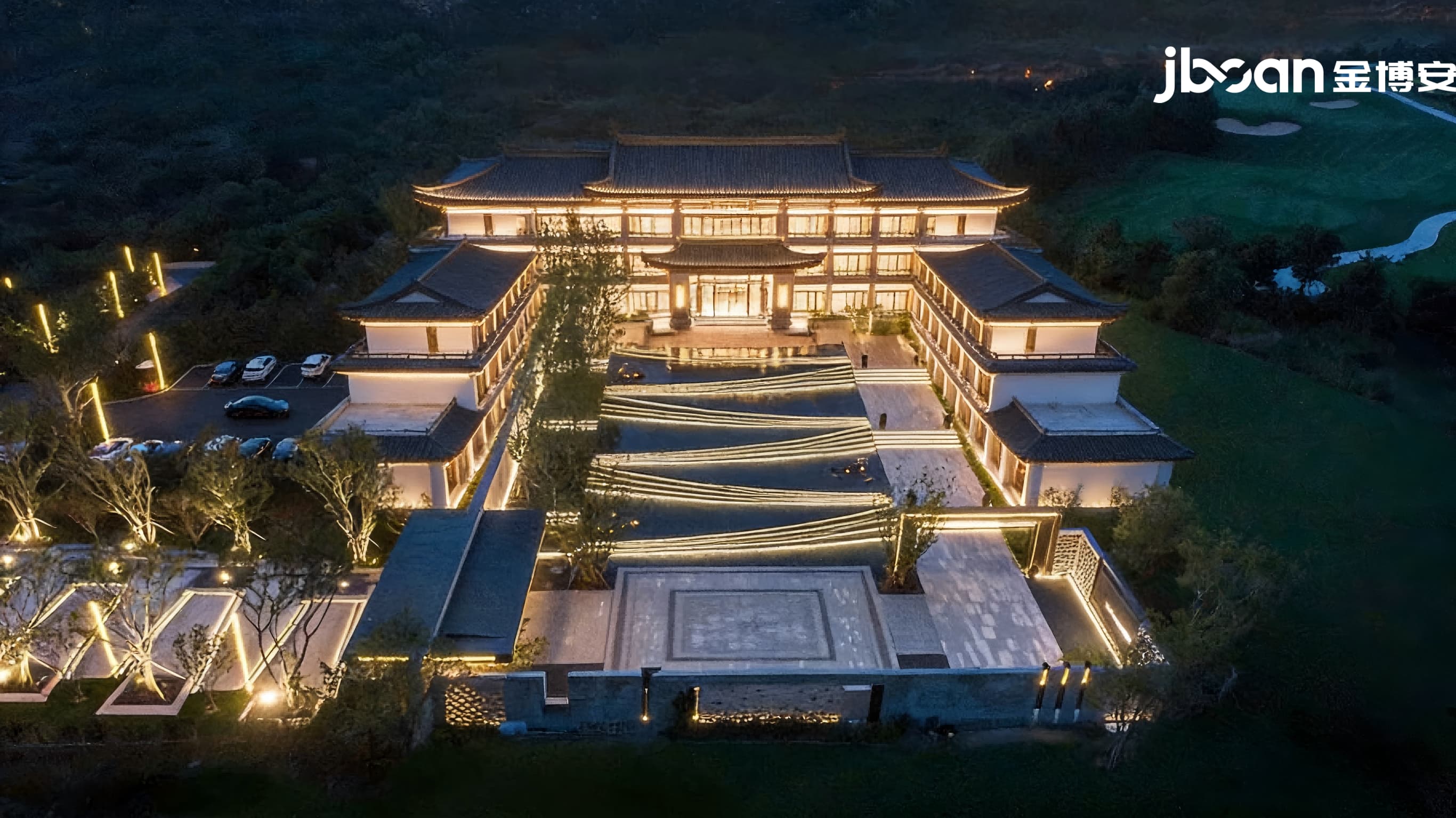 JBOAN金博安幻彩霓虹灯医疗建筑夜景照明盘点灯具厂家热门排名