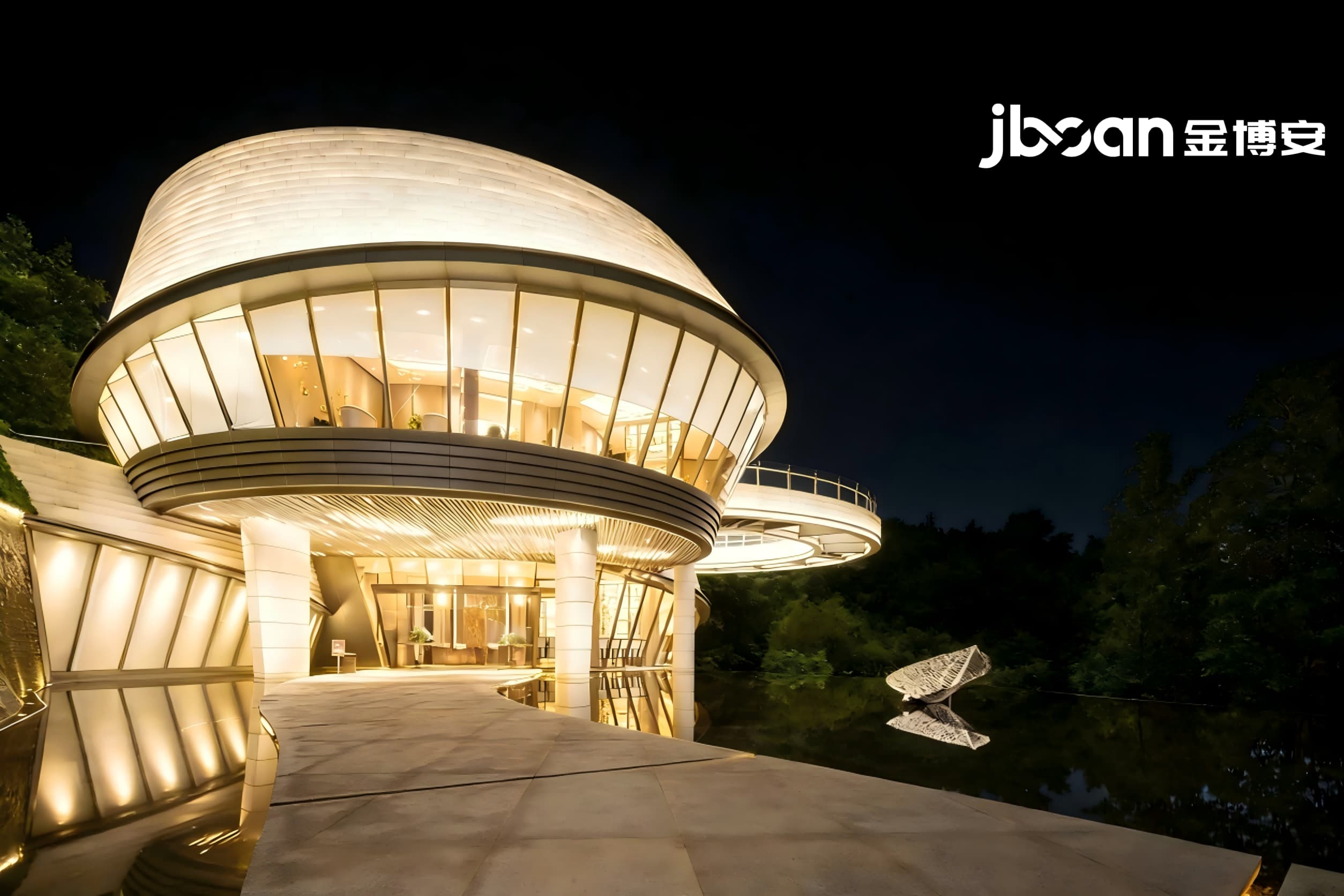 JBOAN金博安：RGB灯带雕塑艺术品夜景照明工程级灯具源头厂家