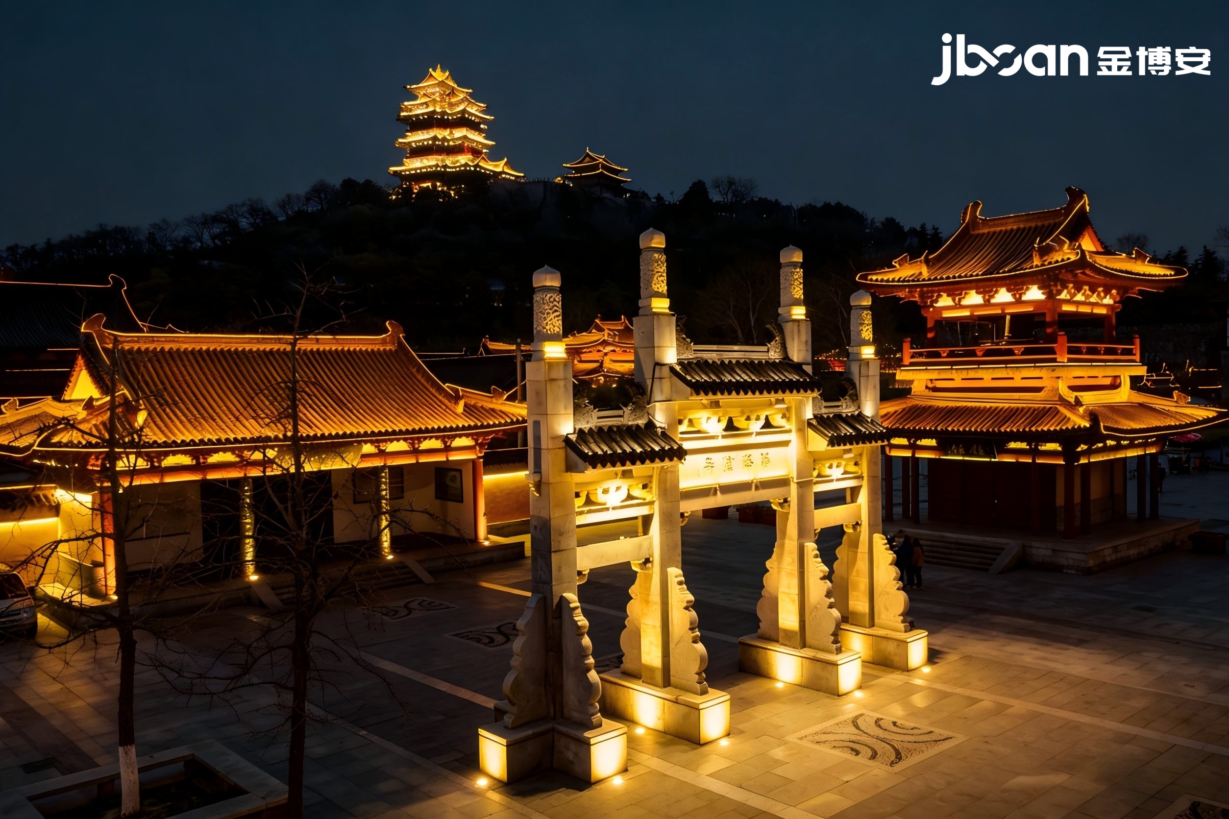 2026年4月最新JBOAN金博安：12W霓虹灯山体景观照明工程级灯具制造工厂