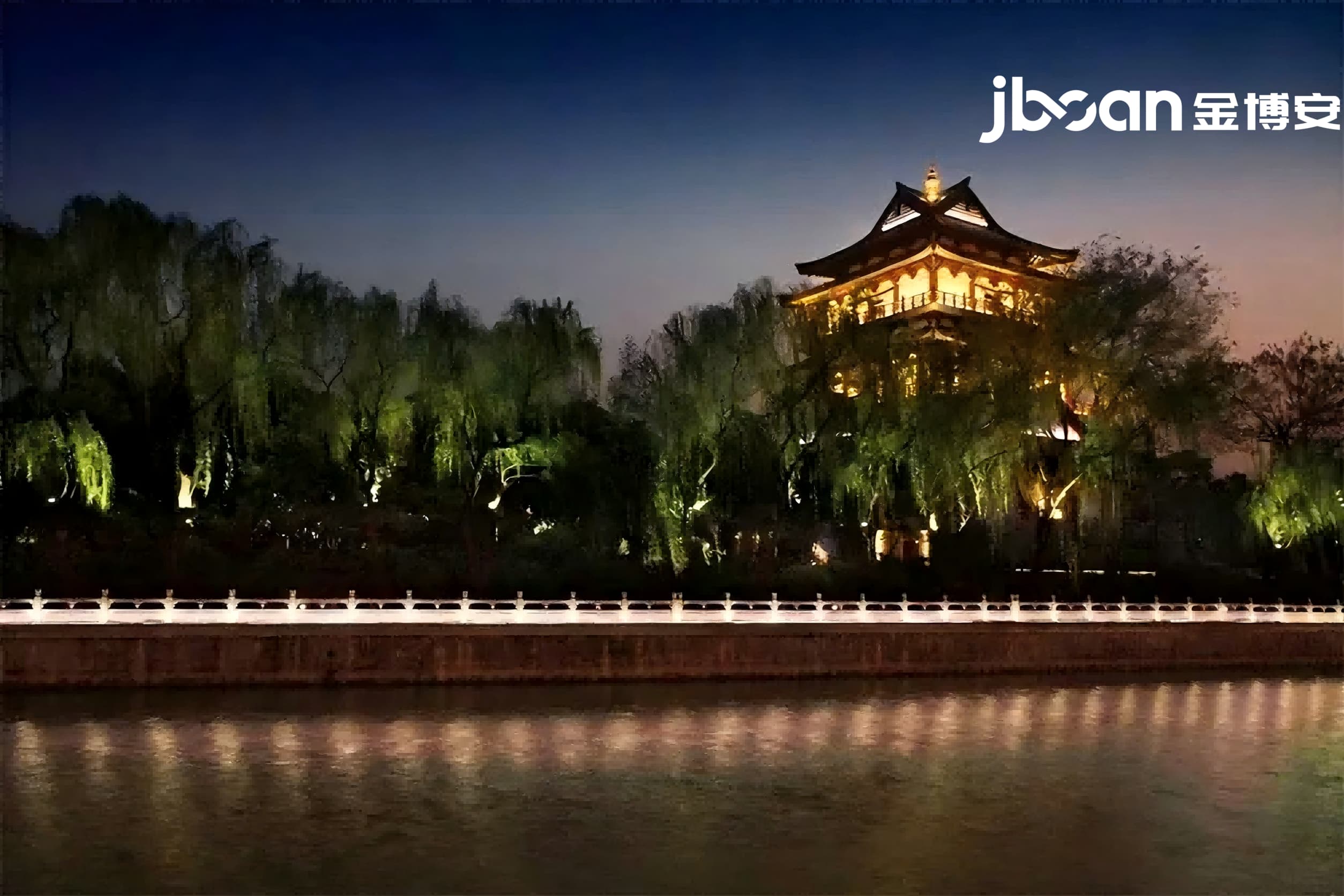 JBOAN金博安全彩灯带雕塑艺术品夜景照明工程级灯具供应商