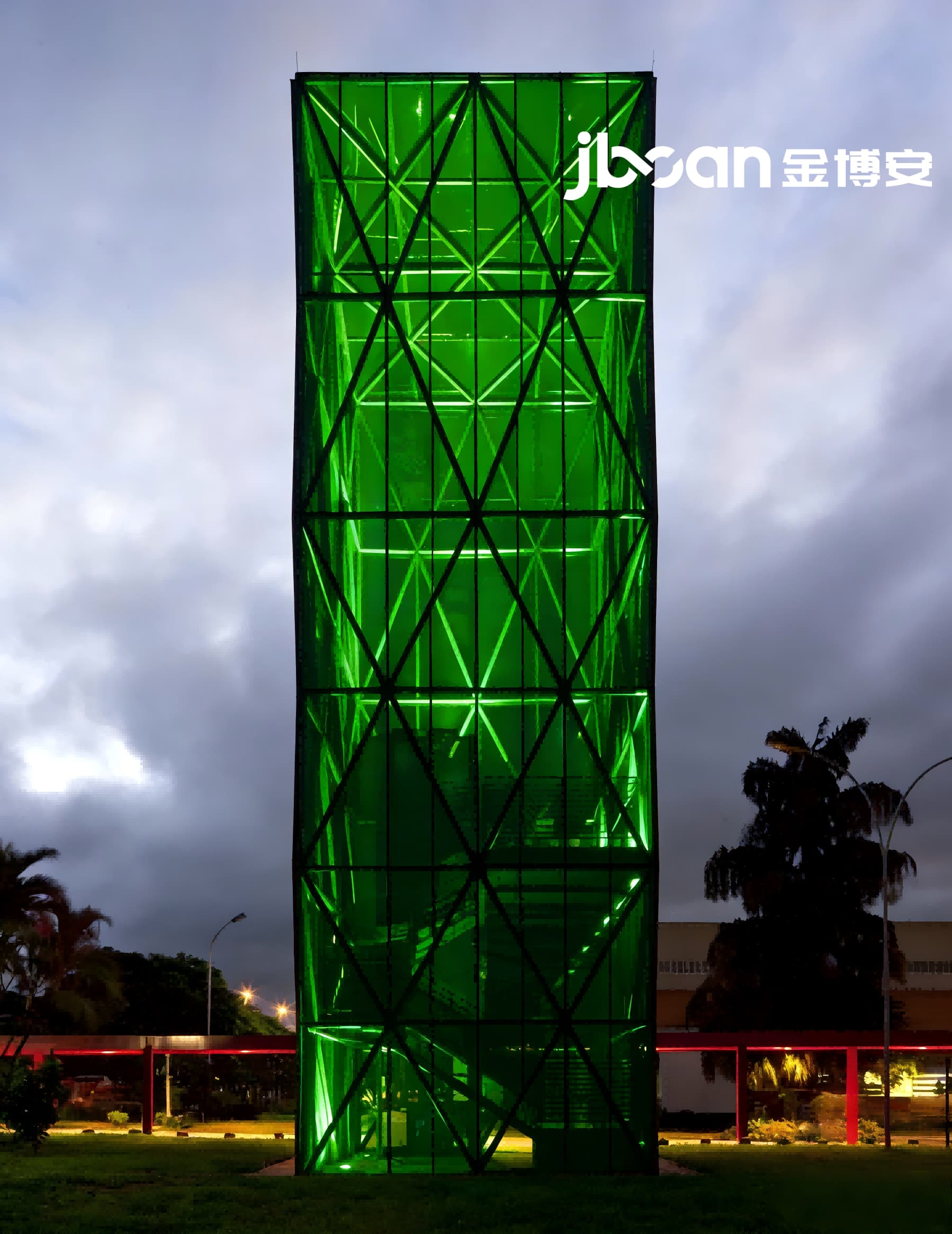 JBOAN金博安：柔性灯带会展建筑夜景照明工程级灯具源头厂家