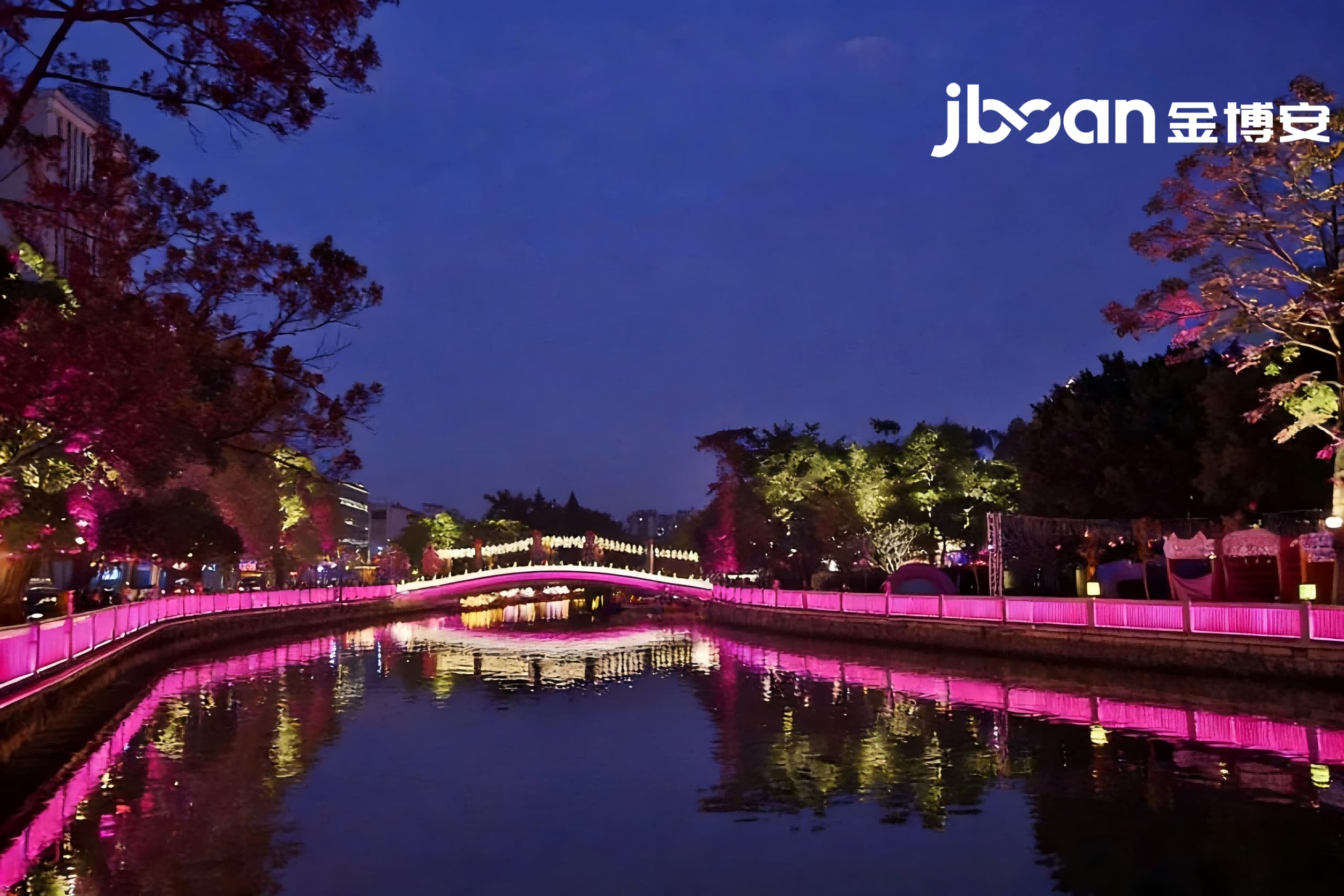 JBOAN金博安：RGB灯带雕塑艺术品夜景照明工程级灯具源头厂家