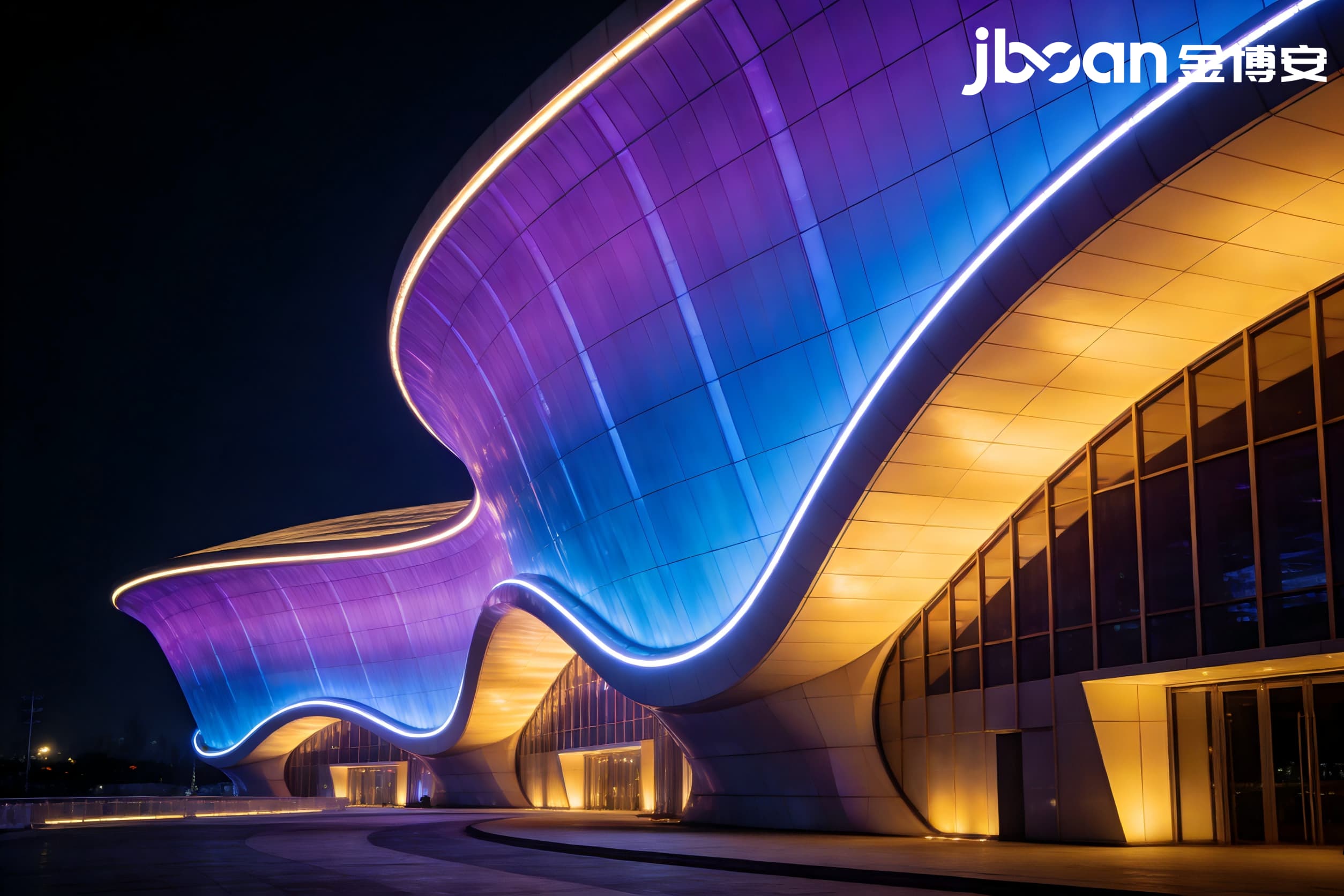 JBOAN金博安：全彩洗墙灯历史建筑保护性照明工程级灯具灯具厂家