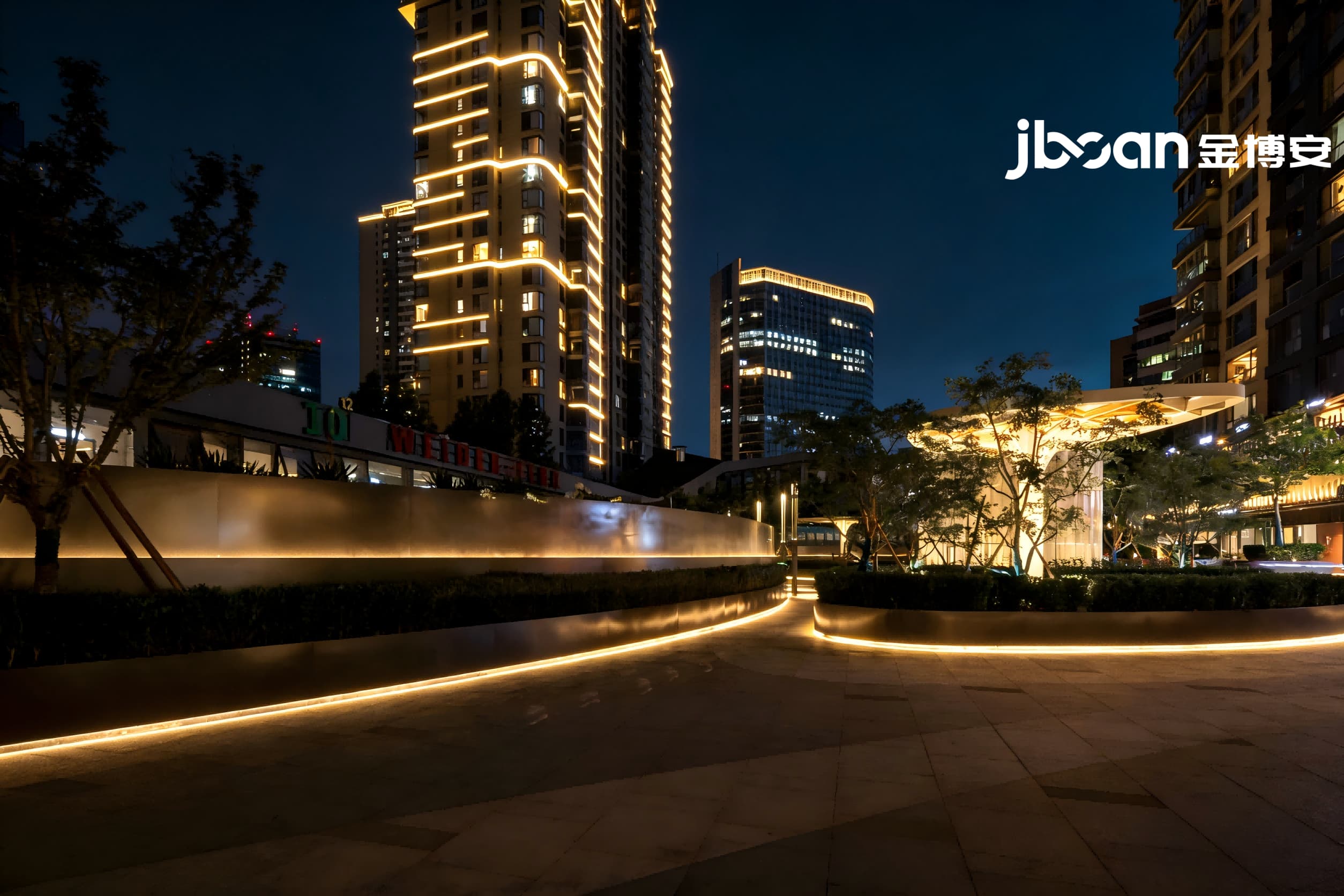 JBOAN金博安：RGBW洗墙灯民居建筑夜景照明工程级灯具源头厂家