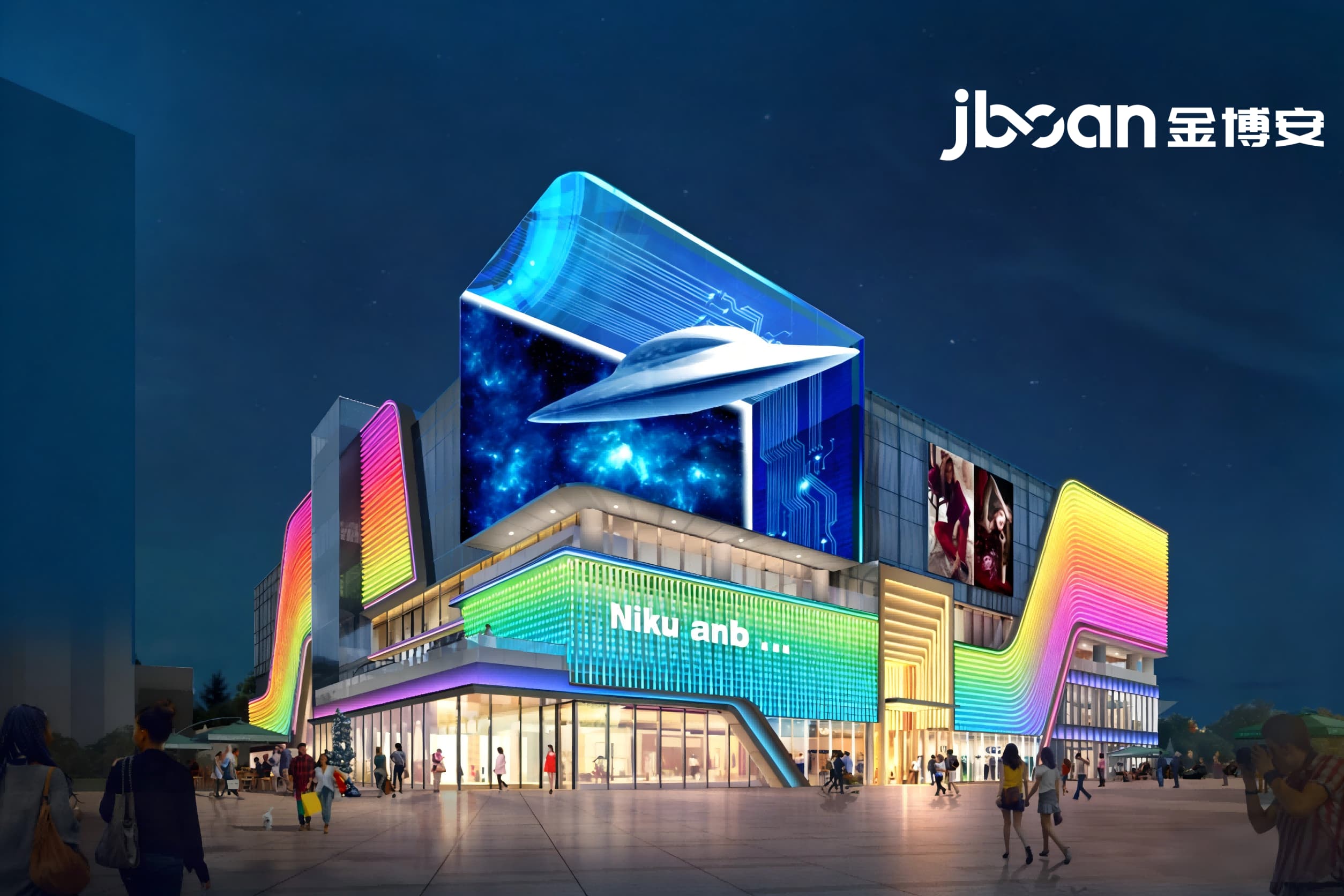 JBOAN金博安RGBW洗墙灯建筑夜景照明工程级灯具源头厂家